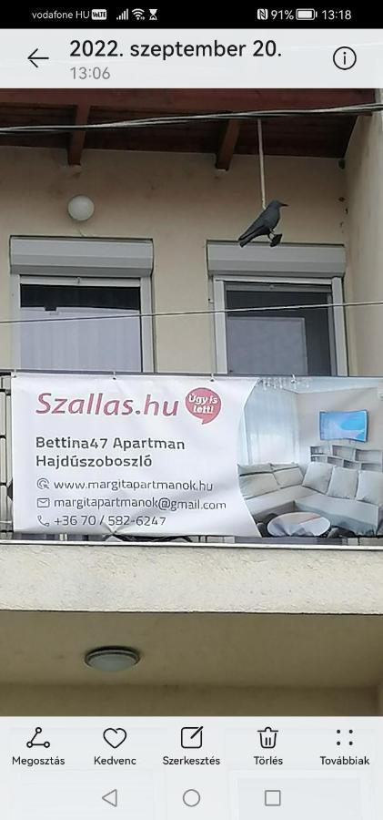 Bettina47 Apartman Hajduszoboszlo Ngoại thất bức ảnh